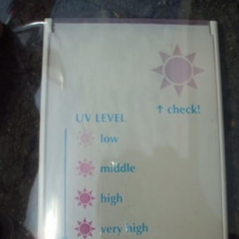 今度は紫外線を測定して違いを見比べます！！