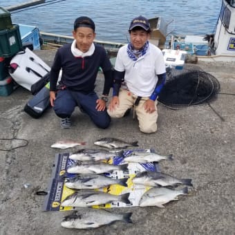 ７月２４日　イカダ釣り貞丸