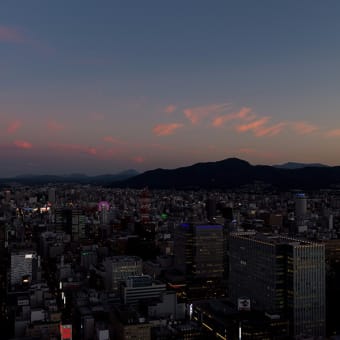今日の札幌の夕焼け（15）炎のように