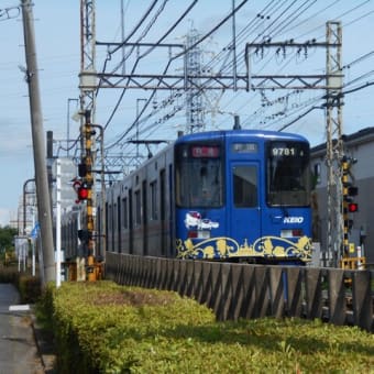2025年6月21日 夏至…(＾▽＾)/　3代目の京王線サンリオ電車～♪