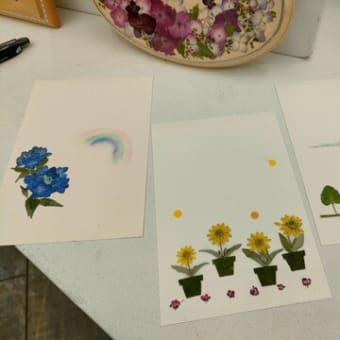 押し花アート展～富山プチ旅行