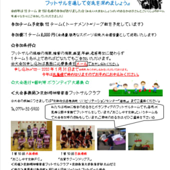 画像一覧 京都精神障害者フットサルクラブ おこしやす京都fc 画像一覧 京都精神障害者フットサルクラブ おこしやす京都fc