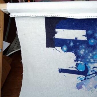 やっと埋まりました。刺繍糸の長さ