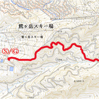 鷲ヶ岳（1，671.5m）2025年1月26日（日）