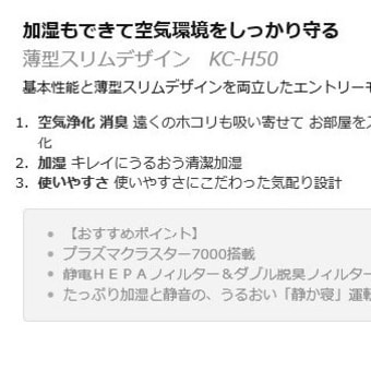 空気清浄機の購入