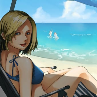 夏っぽいですね　A