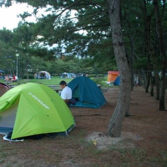 老老介護付きキャンプツーリング2日目