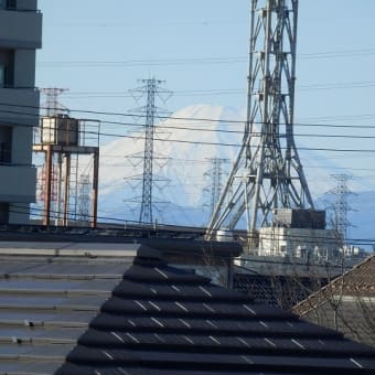 富士見町富士は見えねど浅間社／石段のうえ富士山火口