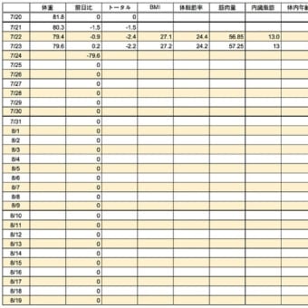 【さっそく停滞期、なんですかね？】ダイエット3日目の結果