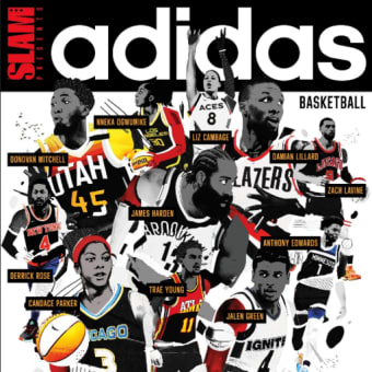 SLAM presents adidas BASKETBALL。