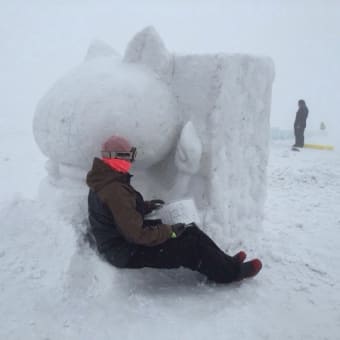 雪像制作スタート！