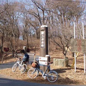 釜伏峠から定峰峠を経て高篠峠から都幾川へ