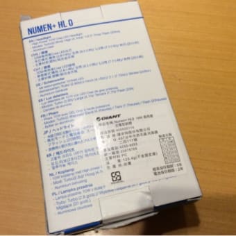 自転車用LEDライト GIANT NUMEN HL0(台湾で購入)