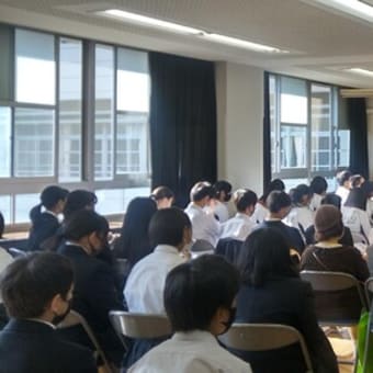 相模原市立中野中学校で福祉体験授業で誘導体験を担当しました