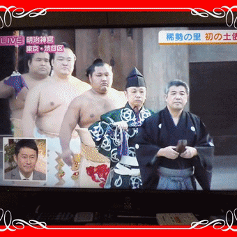 奉納土俵入り