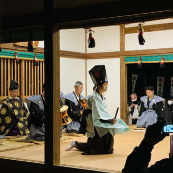 神戸市須磨区から発信！2022.1.14神戸市須磨区車地区「大歳神社」の「翁舞(おきなまい)」国の重要無形民俗文化財です。