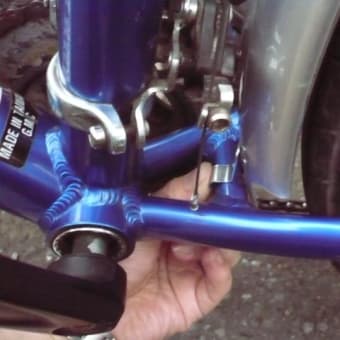 MTBにマッドガード（泥除け）装着