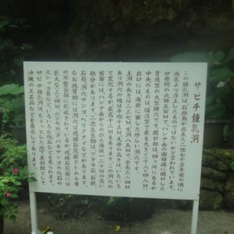 2016年8月22日　月曜日　石垣島　サビチ鍾乳洞