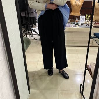 年末年始に履きたい暖かキレイめパンツ‼︎
