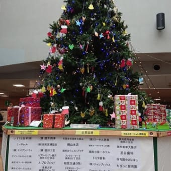 クリスマスツリーだよ！湘南台！！