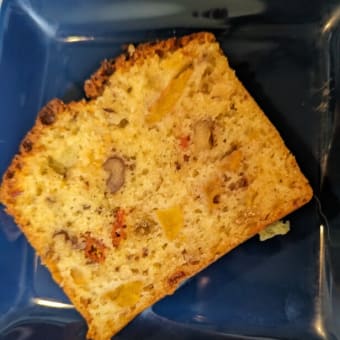 茄子・椎茸・ノラボウのミンチ炒め　＆　パウンドケーキ
