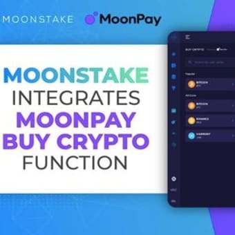 Moonstake、MoonPayのサービス統合を発表　簡単、安全に暗号資産を購入可能に