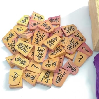 駒修理　仙佳作　天童楷書　本黄楊　彫駒　～その１～