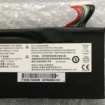 高品質 getac GI5CN-00-13-3S1P-0 バッテリー