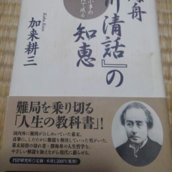 勝海舟先生、世の中が益々理屈で進むようになってどうすればようでしょうか。