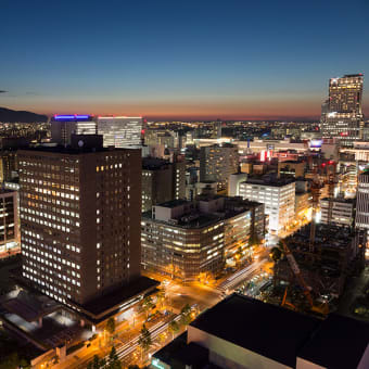 札幌夜景〜テレビ塔一周
