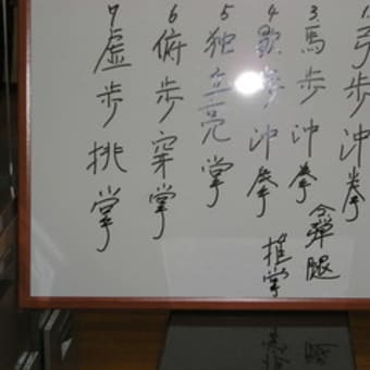 2005年10月1日の京都教室（五歩拳）