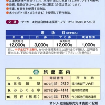 平成29年度　鮎釣り場案内図　他
