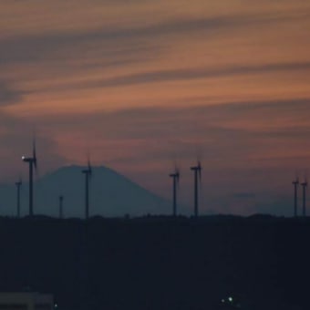 銚子ポートタワーからの富士山