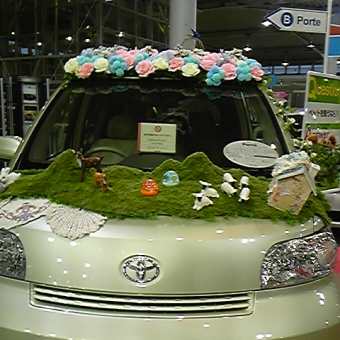 ☆痛車の次は森ガール車？！☆