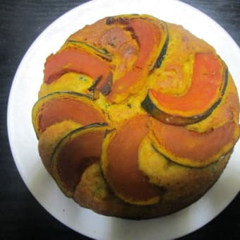 カボチャのフラワーケーキ