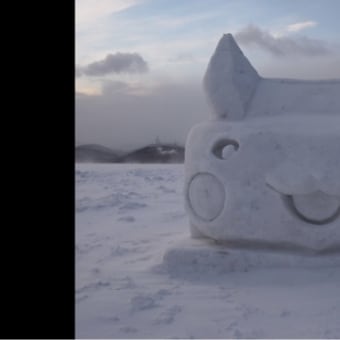 市民雪像ゆきまつりinだんパラ2日目(1)