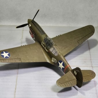 【完成】ハセガワ　1/48 P-40E