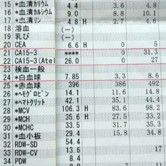 2023年02月01日 血液検査結果