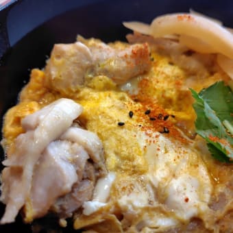 界隈・から好 で から揚げ親子丼＆もり蕎麦セット