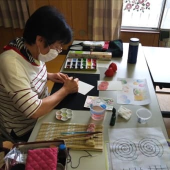 絵手紙サークル７月例会