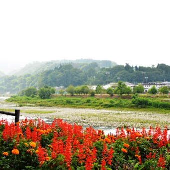 平成26年8月の生坂村の朝の風景