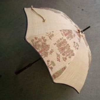 帯で作った日傘