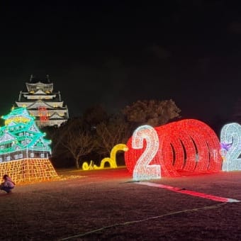 大阪城イルミナージュ　k-hashii-japan　2024年12月26日