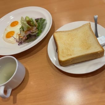 ファミレスのモーニングに行ってました　k-hashii-japan　2024年12月15日