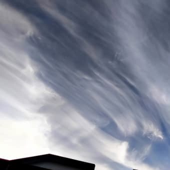 良い感じの雲　そして夕暮れ