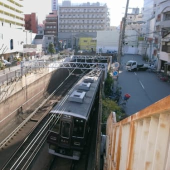 地下路線の出口：大阪：阪急電鉄：天神橋筋六丁目