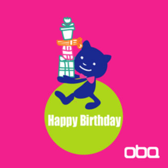 ハッピーバースデイ イラスト Obablo Illustration A ハッピーバースデイ イラスト Obablo Illustration A