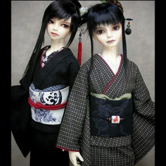 オークション出品（黒獅子＆木茶）