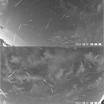 昨晩の流星（2024年7月31日）