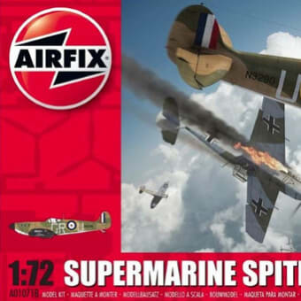 1/72  タミヤ　 Spitfire  MkⅠa  映画のスチールシーンを作る（２）